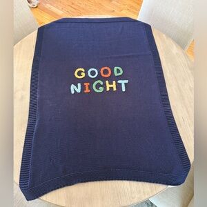 Knit nursery blanket from Pottery Barn Kids